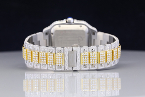 Montres à quartz en diamant de style Hip Hop de qualité standard avec montre glacée cloutée en diamant VVS Moissanite de 30 carats - Product Image 2