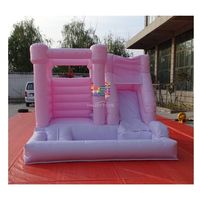 Combo gonflable avec maison rebondissante, toboggan, fosse à balles pour jeux souples pour mariages, matériel en PVC avec accessoires de kits de réparation