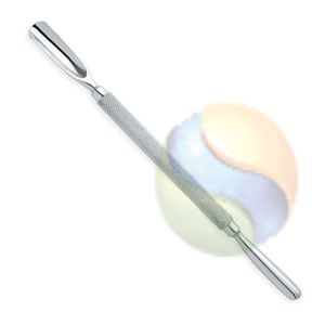 Pousse-cuticules en acier inoxydable double extrémité de qualité supérieure, logo personnalisé, outil de beauté, pousse-cuticules professionnel en acier inoxydable - Product Image 2