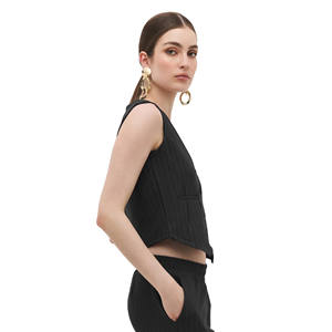 Chaleco Casual sin Mangas con Cuello Redondo 100% Algodón - Product Image 4