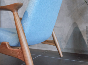 เก้าอี้เท้าแขนหุ้มเก้าอี้กลางแจ้งเก้าอี้บาร์เก้าอี้ห้องนั่งเล่นโครงสร้างไม้สักกรอบไม้สักโรงแรมบ้านวิลล่ารีสอร์ท - Product Image 5