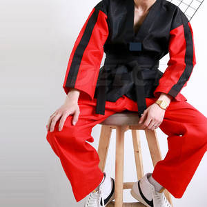 Uniforme de Taekwondo de qualité supérieure à manches longues, kimono de Jiu-Jitsu haute performance, uniforme de Taekwondo - Product Image 2