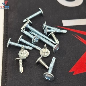 สกรูเจาะแบบปีกยึดด้วยตนเองสำหรับแผ่นเหล็กบางมี M5x25สกรูหัวทรัสขนาดใหญ่ - Product Image 2