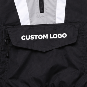 <b>Men</b> Windbreaker <b>Jacket</b> Custom Logo OEM Wholesale | <b>Lightweight</b> Waterproof Hooded Pullover <b>Jacket</b> OEM Service Available - Product Image 4