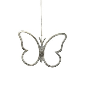 Ensemble de 6 boules rondes en métal suspendues de couleur rustique ornements suspendus d'arbre de Noël avec les tailles de 3.5 pouces - Product Image 4