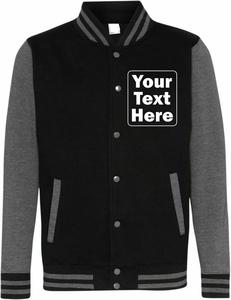 Meilleures ventes Vestes universitaires Letterman imprimées sur mesure pour hommes, American Baseball College, vestes Bomber sur pied, tailles XS-2XL - Product Image 4