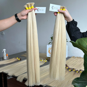 Sun Hair Company de alta calidad Super doble dibujado Rubio a granel Remy Hair Extensiones de cabello humano vietnamita Cabello Humano natural - Product Image 6