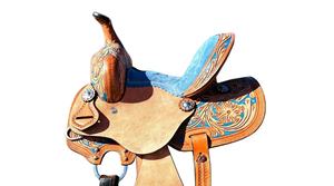 Tachuela ecuestre duradera para SILLÍN occidental de piel auténtica personalizada al por mayor con Árbol de madera - Product Image 4