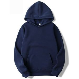 เสื้อฮู้ดลำลองโอเวอร์ไซส์สำหรับผู้ใหญ่เสื้อฮู้ดสีครีมสำหรับเด็กผู้หญิงทรงหลวมมีฮู้ดขนสัตว์พิมพ์ลายเรียบๆ - Product Image 6