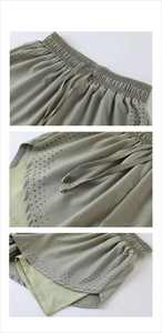 New High Quality <b>Women's</b> 2 in 1 Athletic Running Fitness Biker Summer Blank Plain Gym <b>Shorts</b> <b>Shorts</b> <b>Women</b> Sports <b>Yoga</b> <b>Shorts</b> - Product Image 6