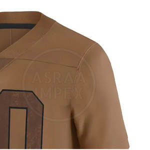 Venta directa de fábrica Camiseta de fútbol americano de manga corta Nuevo estilo Hombres Ropa deportiva Camiseta de fútbol americano - Product Image 4