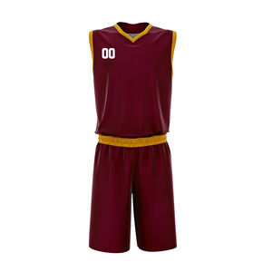Uniforme de basket-ball sur mesure nouveau design dernier prix qualité supérieure uniforme de sport réversible logo entièrement personnalisé - Product Image 1