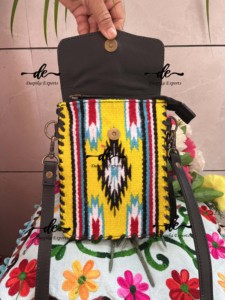 Téléphone sac à main sac à main en cuir Jacquard véritable usiné à la main sculpture sac à bandoulière petite taille sacs pochette à bracelet sac à bandoulière - Product Image 4