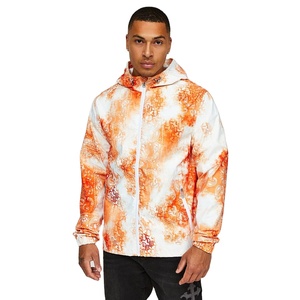 Dernières vestes coupe-vent légères et imperméables à glissière pour hommes Vêtements d'extérieur en toile à impression numérique en vrac à vendre - Product Image 1