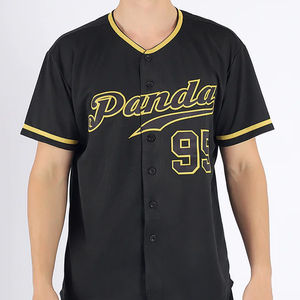 Vente en gros de maillots de baseball antibactériens respirants imprimés sur mesure pour les équipes masculines Style d'ensemble - Product Image 3