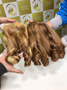 Extensions de cheveux humains bruts sans colle à double trame et cuticule alignée Perruques HD Lace Frontal Lace Front Wig - Product Image 5