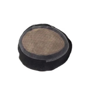 Perruque toupet en cheveux humains 100% soie Pro Remy Virgin Raw Taz Indian Hair - Product Image 3