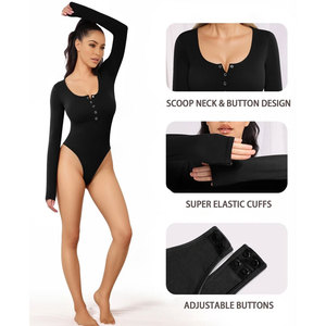 Nouveauté et nouveau design Combinaison string Lila pour femmes Free People Combinaison noire moyenne - Product Image 3