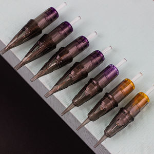 Venta caliente Tatuaje un equipo de aguja corporal línea de corte conjunto de niebla aguja de fila de una sola vez tatuaje de aguja redonda cerrada especial - Product Image 1