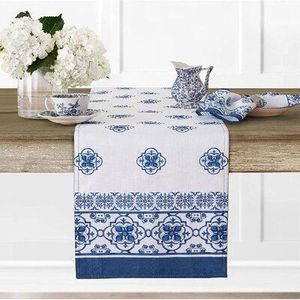 Elegantes caminos de mesa de lino hechos a mano para decoración de mesa de comedor de granja rústica con encanto de textura de tela natural - Product Image 5