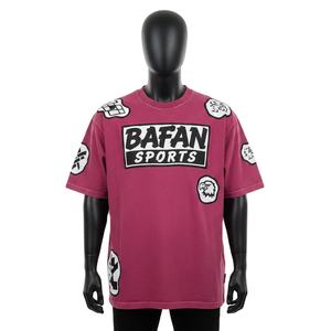 Camiseta de algodón grueso de corte holgado para hombre, estilo urbano, con estampado gráfico, logotipo personalizado, 100% algodón, corte holgado, estampada. - Product Image 1