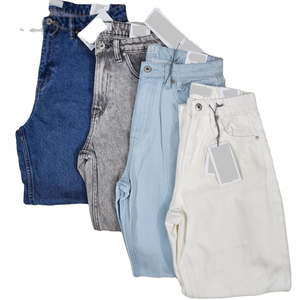 À la mode taille haute jeunes dames filles femmes pantalons décontractés quantité coton du Bangladesh fabricant prix de gros - Product Image 1