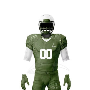 L'uniforme de football américain de sublimation respirante court-circuite le matériel à séchage rapide du polyester 100% pour le jeu extérieur - Product Image 4