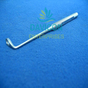 Curette manuelle à sinus COAKLEY #3 coudée 90 5 7/8in base d'instrument chirurgical en acier inoxydable - Product Image 1