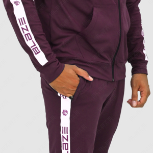 New Premium Wear Zipper up Contrast Color Training Jogging Outdoor Nylon Tracksuit <b>Men</b> <b>Slim</b> Fit Sportswear Tracksuit - Product Image 5