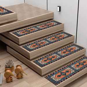 Alfombra con Estampado Artístico - Alfombra Vintage, Alfombra Acogedora para el Suelo, Diseño Lavable - Product Image 5