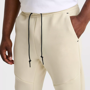 Pantalon léger pour homme de style jogger, 100% coton, taille élastique, vêtements de sport décontractés, service OEM, pantalon en coton personnalisé pour homme - Product Image 1