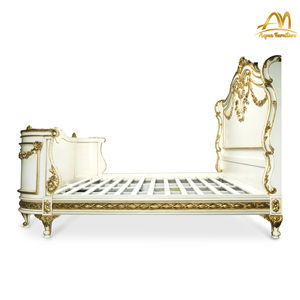 Camas de Madera de Estilo Clásico de Lujo, Tamaño King, con Diseño de Lujo, Hechas de Madera Maciza, Muebles de Hotel - Product Image 4