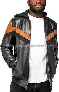 Veste en cuir de moto de course pour hommes de haute qualité en gros véritable conception Boomletcorp respirante - Product Image 2