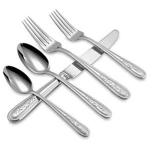 Juego de Cubiertos de Acero Inoxidable con Borde Pulido que Ofrece un Tacto Suave y un Agarre Cómodo Durante las Comidas Diarias - Product Image 2