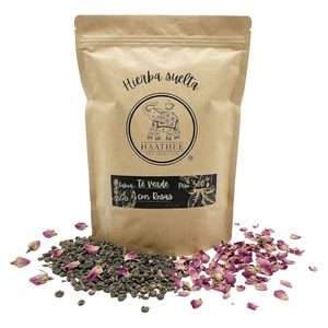Tè Selezionati Haathee |   Fogli Staccabili |   Tè Verde con Rose |   1 chilogrammo - Product Image 1