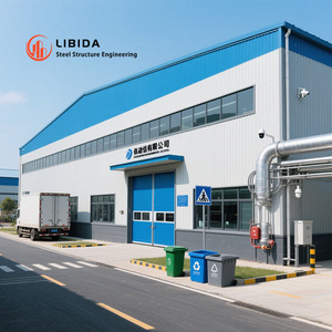 Nhà kho tòa nhà thép tiền chế xây dựng công nghiệp tiền chế kim loại xây dựng nhà tiền chế - Product Image 4