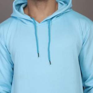 Pull personnalisé de haute qualité pour hommes sweats à capuche en coton tricoté solide hiver mode de rue polaire technique de teinture unie - Product Image 3