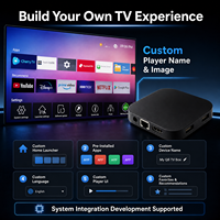 BOXPUT Q8 TV Box Amlogic S905Y4 Android 14 4GB 32GB 4K DRM Widevine L1 Interfaz de Usuario Personalizada 1 unidad MOQ TV CMS App Preinstalada OEM de Fábrica