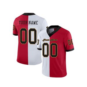 Ropa Deportiva de Marca Privada, Camiseta de Fútbol de Entrenamiento, Camiseta de Fútbol Transpirable de Malla, Camiseta de Fútbol Americano Bordada - Product Image 4