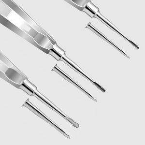 Ensemble de 3 Élévateurs Dentaires Professionnels pour Chirurgie Apicale, Instruments Manuels en Acier Inoxydable, Certifiés ISO13485 CE Classe I - Product Image 5