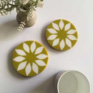 Posavasos de Resina de Lujo, Diseño en MDF, Posavasos Cuadrados para Tazas de Té, para Uso en el Hogar, Hoteles y Restaurantes, Precio Bajo, Hechos a Mano en India - Product Image 6