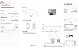 Diamante de 5 Quilates con Certificado IGI, Claridad VS, Cultivado en Laboratorio, Corte Marquesa, Color Amarillo Intenso, Diamante Suelto para Joyería - Product Image 2