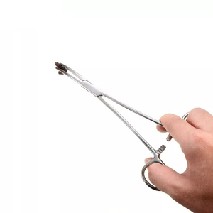 2025 meilleure qualité en acier inoxydable couleur noire pince à moustiques pince à moustiques porte-aiguille pince à moustiques - Product Image 5