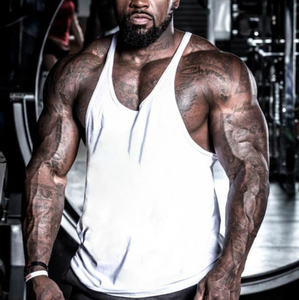 Débardeur de sport d'été sans manches en coton pour homme, débardeur de musculation avec design stringer pour la musculation - Product Image 4