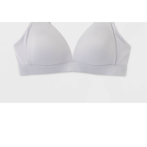 Reggiseno Auden grigio chiaro da donna senza ferretto per il tempo libero, leggero con funzione push-up senza cuciture, chiusura frontale con pizzo, taglia 38D - Product Image 3