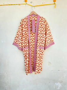 Kimono japonais en coton Robes Nouveau design de vêtements japonais - Product Image 4