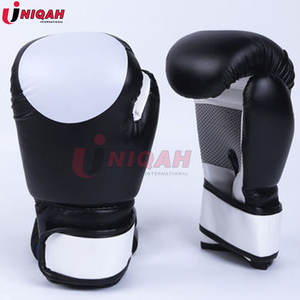 MMA cuero genuino Sparring Grappling boxeo Muay Thai guantes de boxeo listos para enviar para artes marciales y entrenamiento de boxeo - Product Image 1