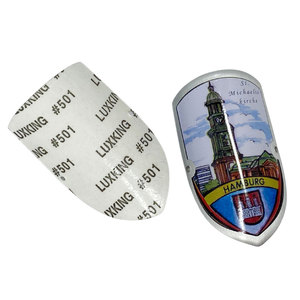 Canne de marche vintage personnalisée bâton de randonnée médaillon d'insigne en métal - Product Image 6