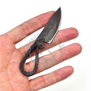 จี้มีดเข็มขัดบิดไวกิ้งทำมือคอมีดยุคกลางทำด้วยมือสร้อยคอปลอกหนังสีน้ำตาลสร้อยคอ EDC สำหรับ DIY - Product Image 2