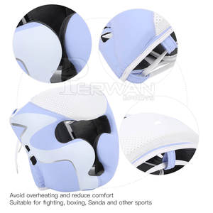 อุปกรณ์ฝึกมวยเครื่องป้องกันศีรษะทำจากหนัง - Product Image 4